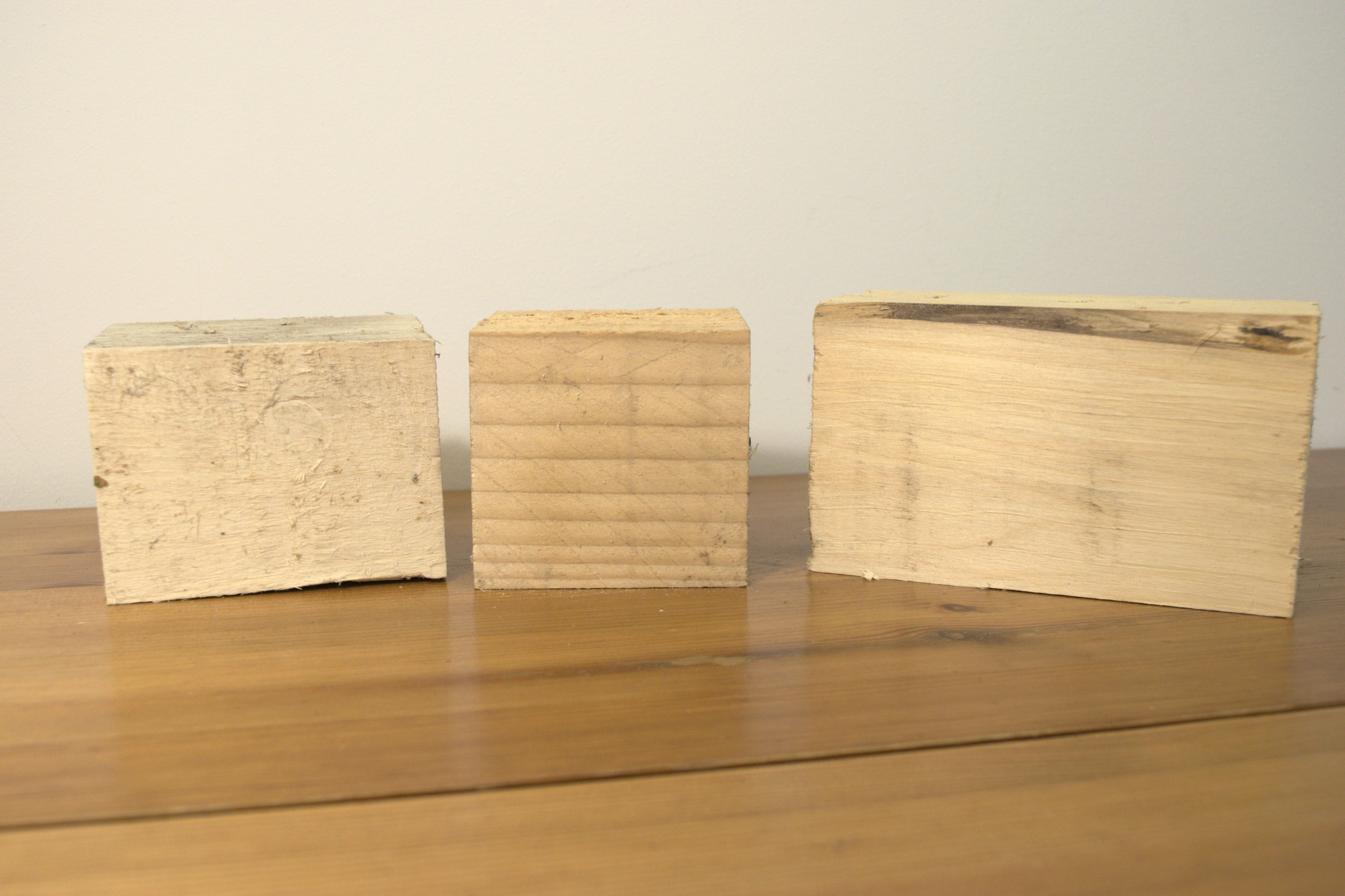 Cubes de bois
